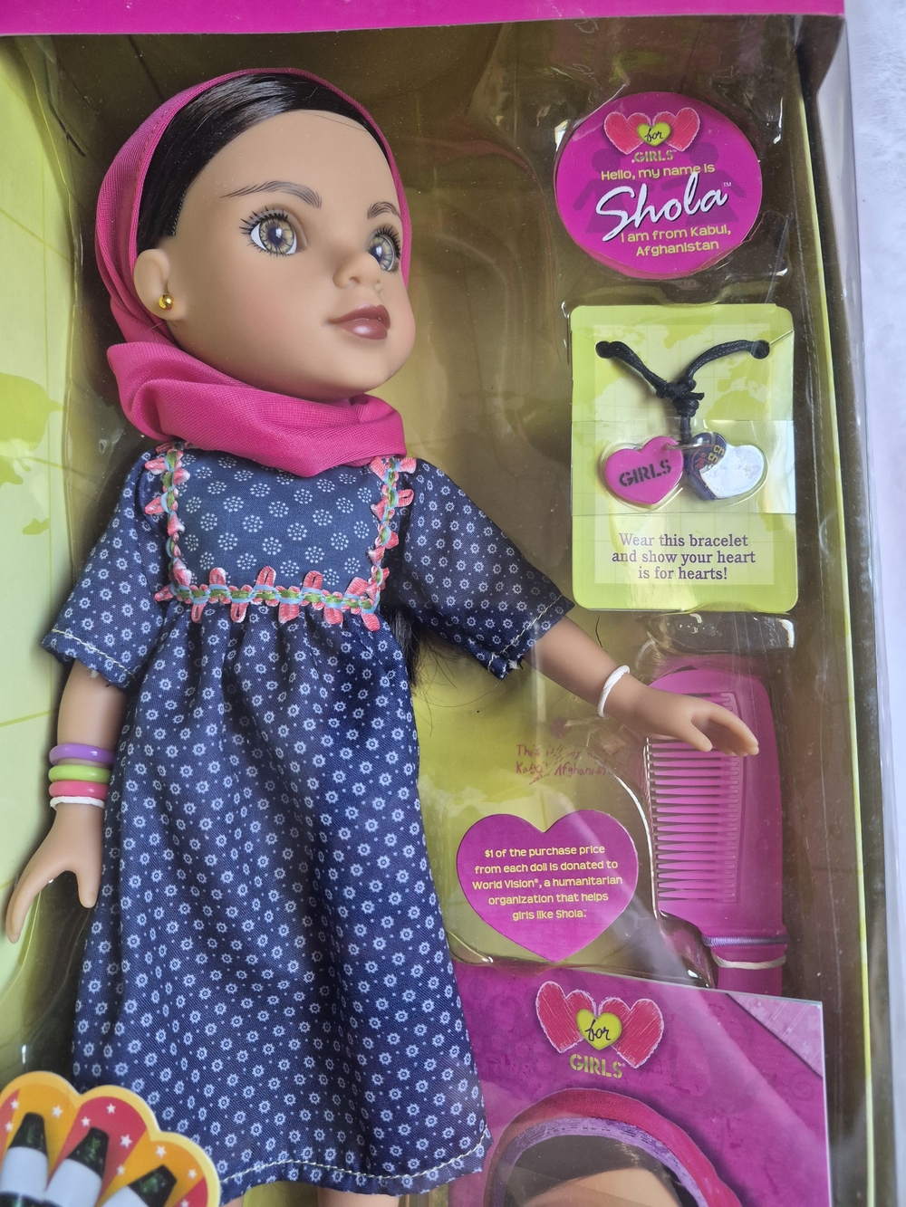 Hearts For Hearts Girls: Shola from Kabul Afghanistan 14-inch doll